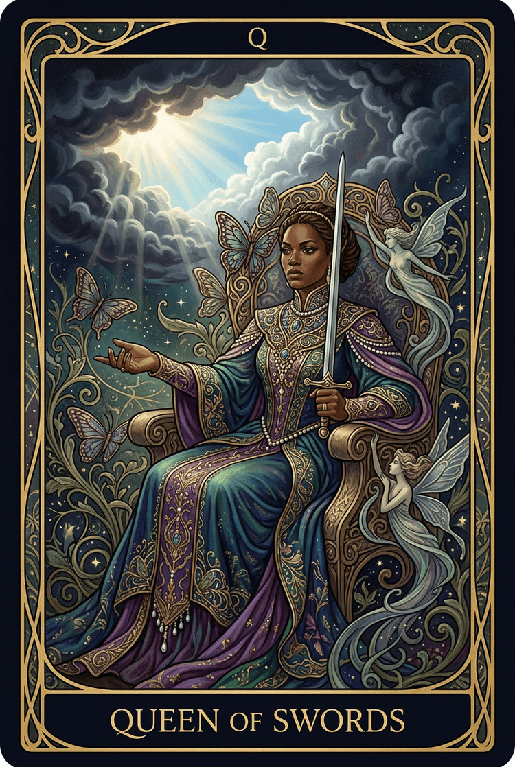 Queen Of Swords tarot card