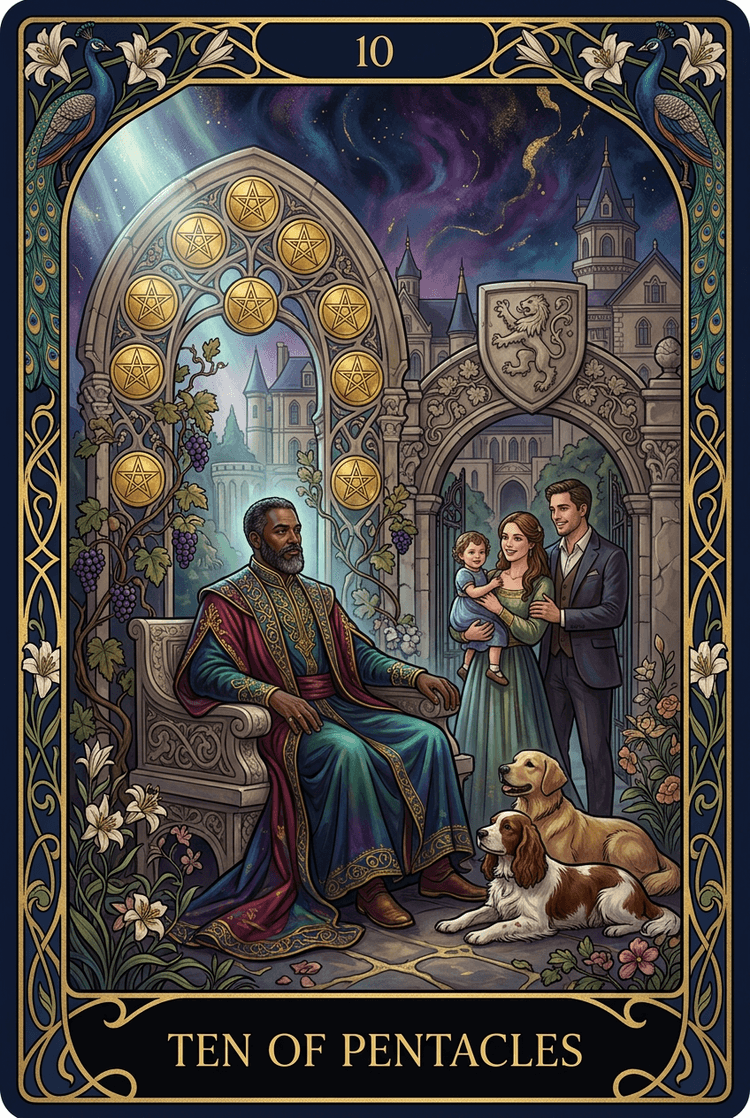Ten Of Pentacles tarot card