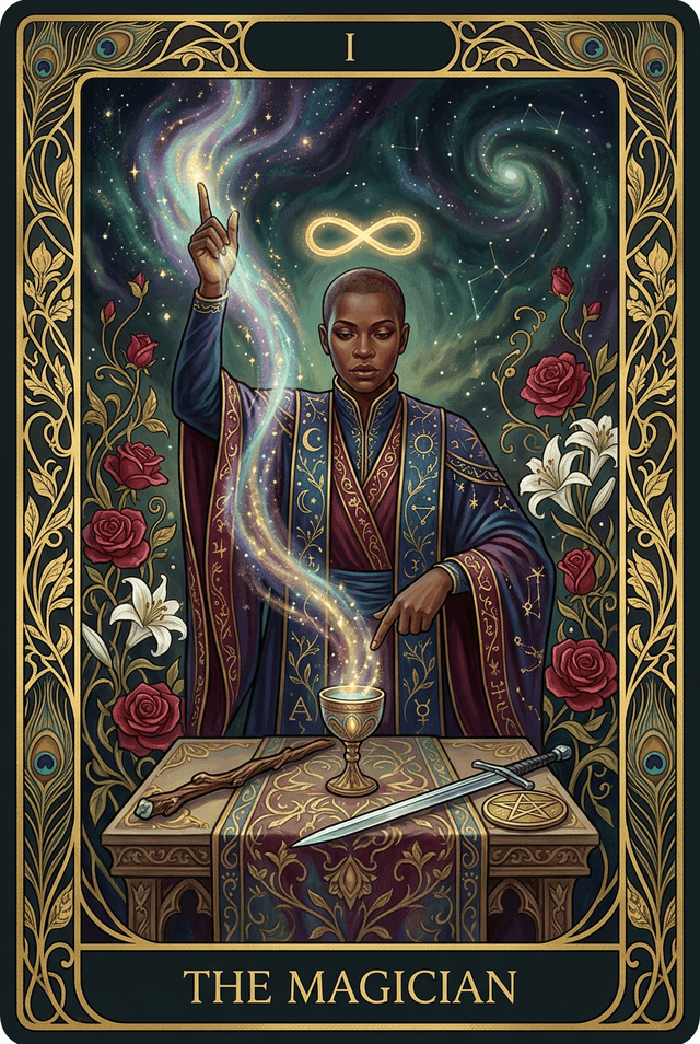 The Magician tarot card
