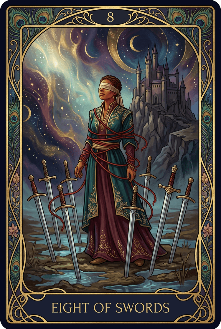 Eight Of Swords tarot card