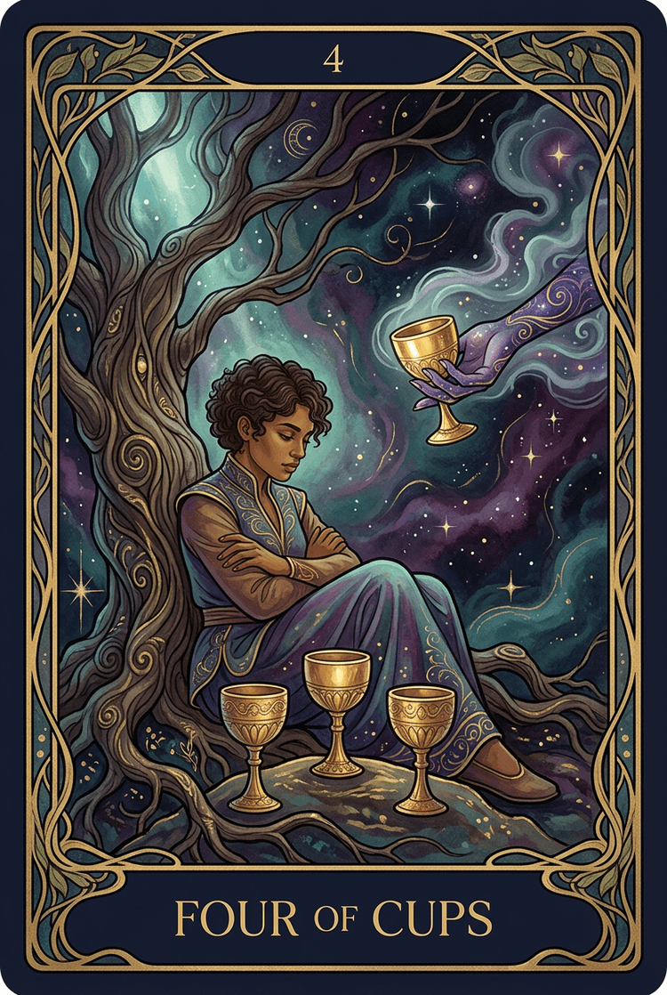 Four Of Cups tarot card