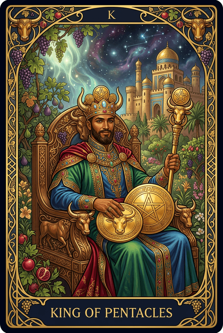 King Of Pentacles tarot card