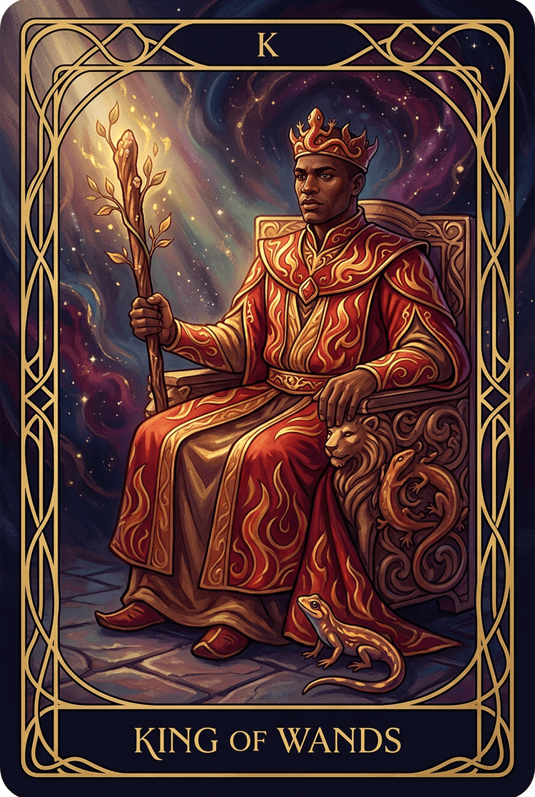 King Of Wands tarot card