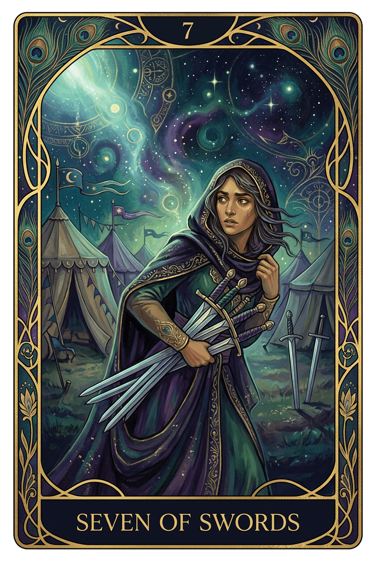 Seven Of Swords tarot card