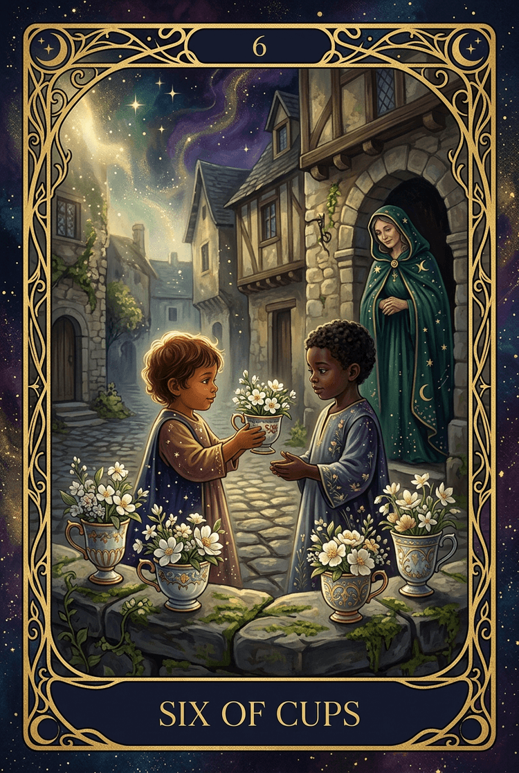 Six Of Cups tarot card