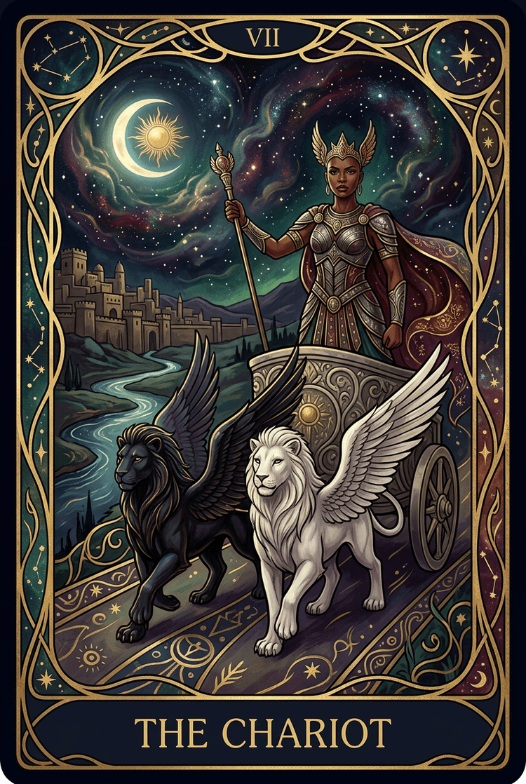 The Chariot tarot card