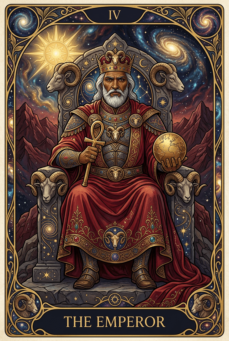 The Emperor tarot card